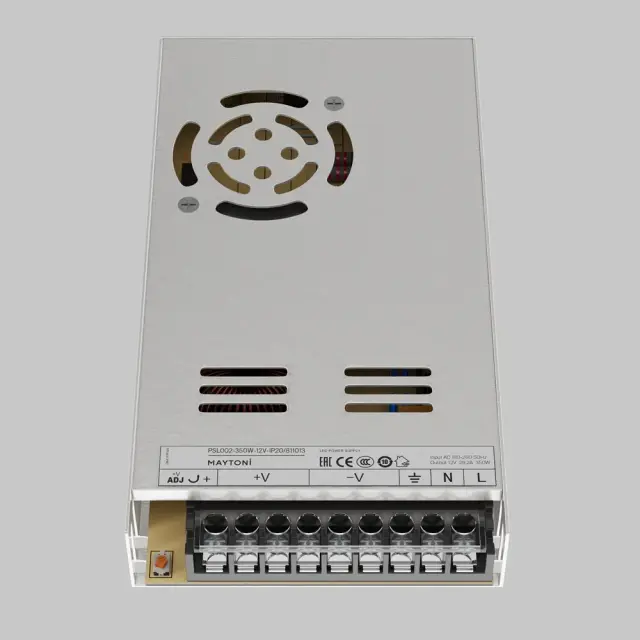 Источник напряжения PSL002 12В 350Вт IP 20 811013, ракурс 2