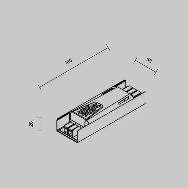Источник напряжения PSL013 24В 150Вт IP 20 821007, ракурс 3