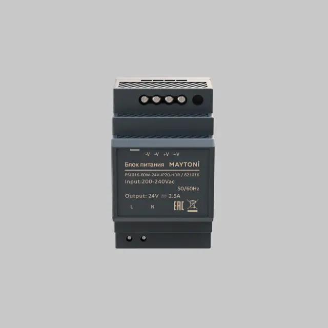 Источник напряжения PSL016 24В 60Вт IP 20 821016, ракурс 2