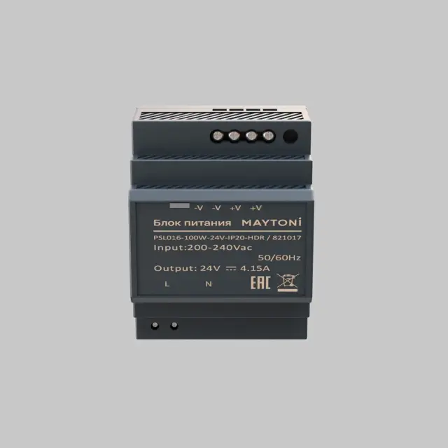 Источник напряжения PSL016 24В 100Вт IP 20 821017, ракурс 2