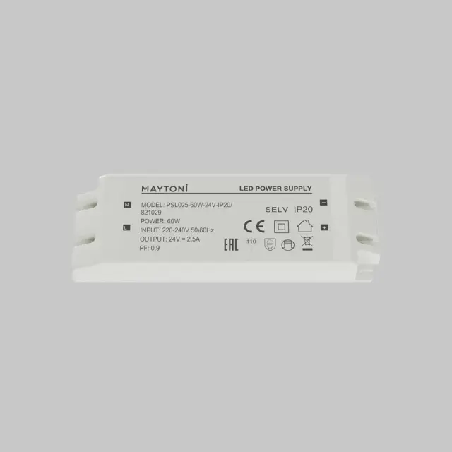 Источник напряжения PSL025 24В 60Вт IP20 821029, ракурс 2