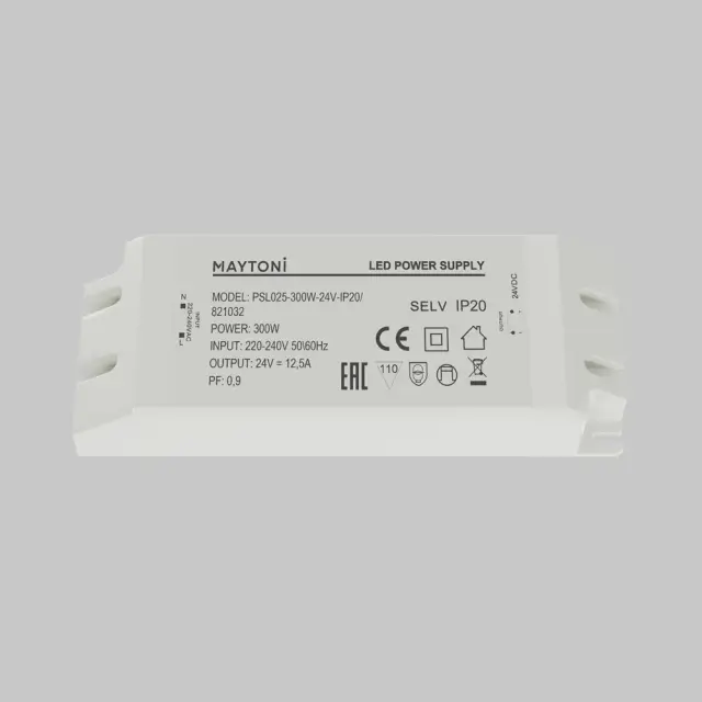 Источник напряжения PSL025 24В 300Вт IP20 821032, ракурс 2