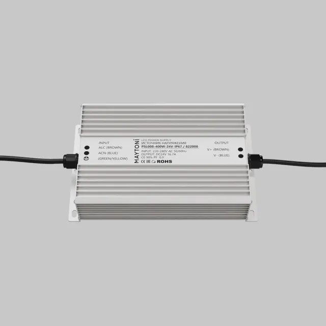 Источник напряжения PSL008 24В 400Вт IP67 822008, ракурс 2