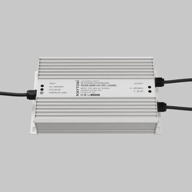 Источник напряжения PSL008 24В 600Вт IP67 822009, ракурс 2