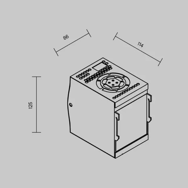 Источник напряжения PSL015 48В 480Вт IP 20 831002, ракурс 4