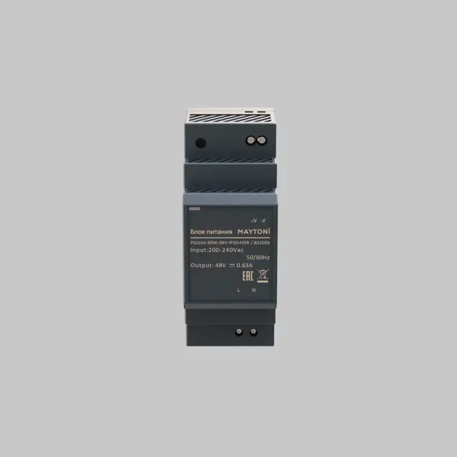 Источник напряжения PSL016 48В 30Вт IP 20 831003, ракурс 2