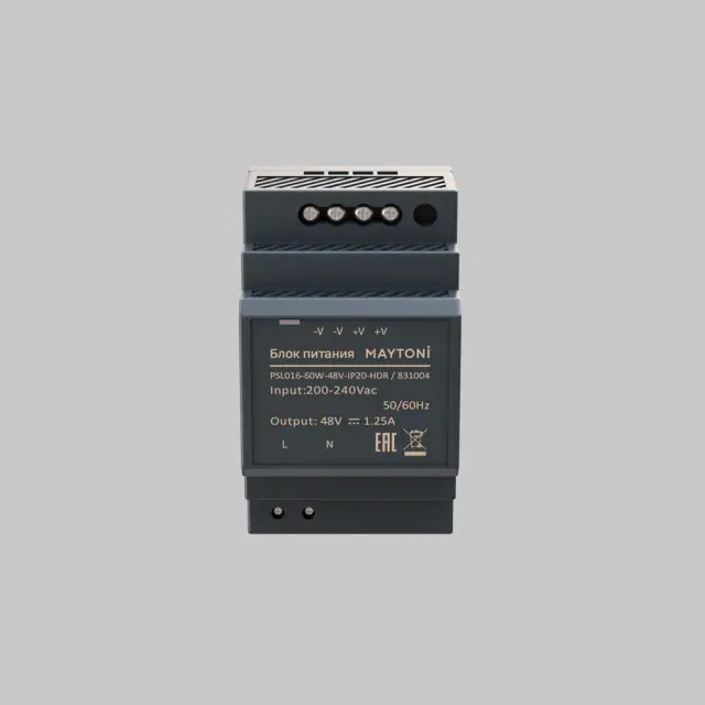 Источник напряжения PSL016 48В 60Вт IP 20 831004, ракурс 2