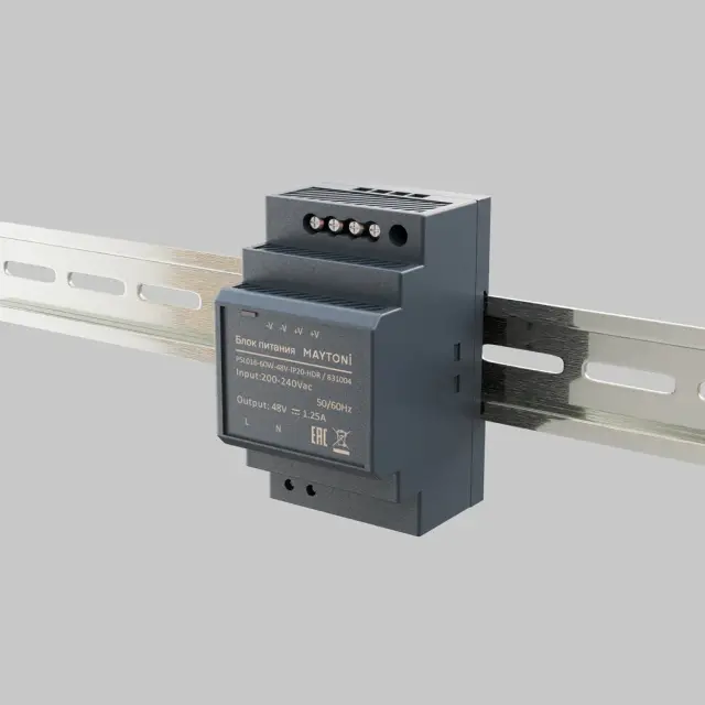 Источник напряжения PSL016 48В 60Вт IP 20 831004, ракурс 3