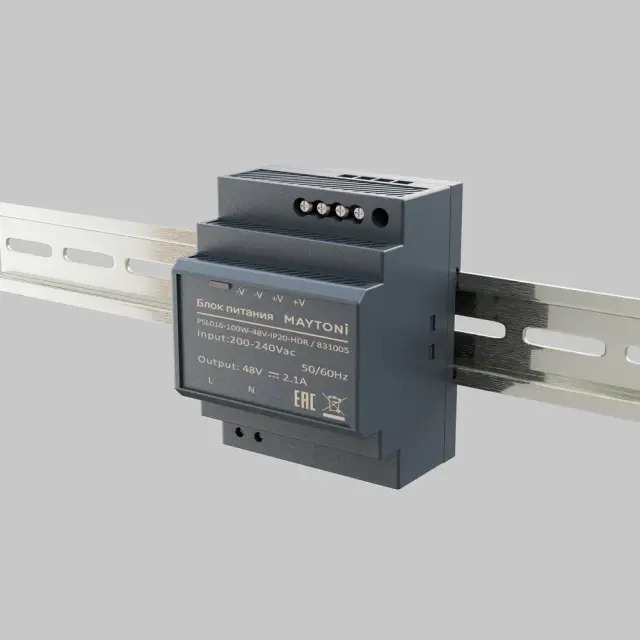 Источник напряжения PSL016 48В 100Вт IP 20 831005, ракурс 3