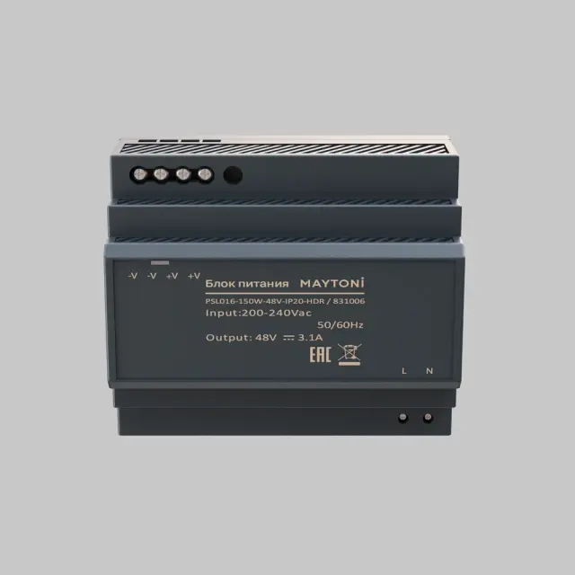 Источник напряжения PSL016 48В 150Вт IP 20 831006, ракурс 2