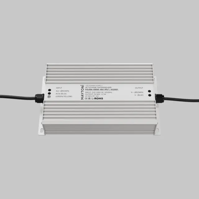Источник напряжения PSL008 48В 600Вт IP67 832001, ракурс 2