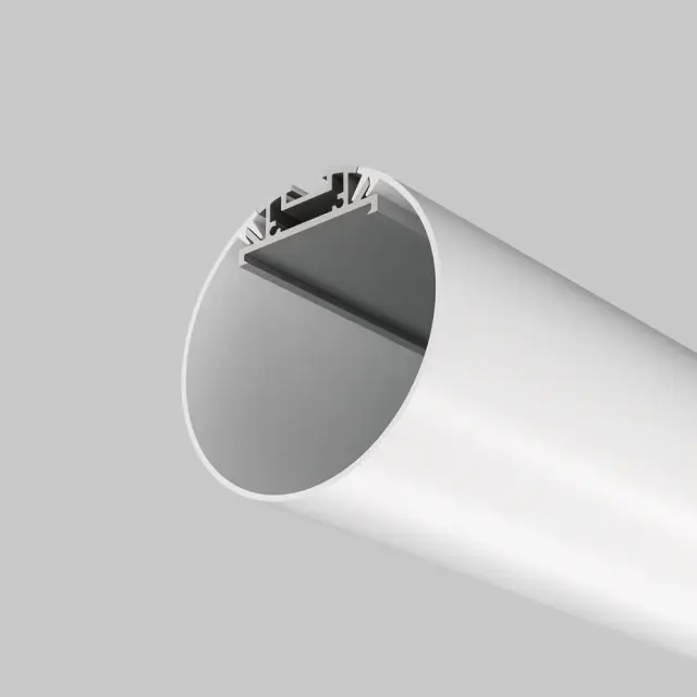 Алюминиевый профиль подвесной D60 (Серебро, 2 м), ALM-D60-S-2M, ракурс 2