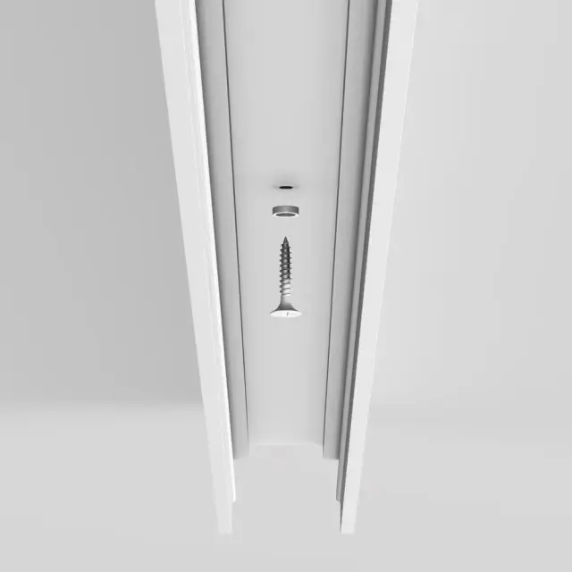 Профиль 2м Elasity IP накладной белый, ракурс 4