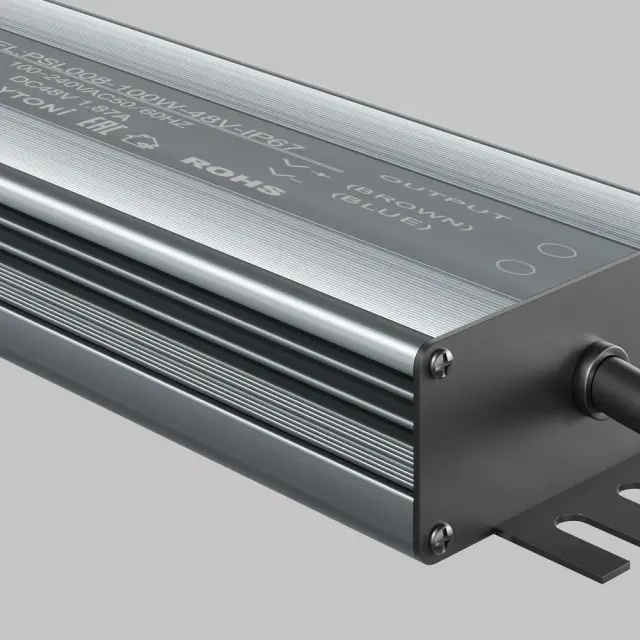 Источник напряжения PSI008-100W-48V-IP67 - -x-, ракурс 2