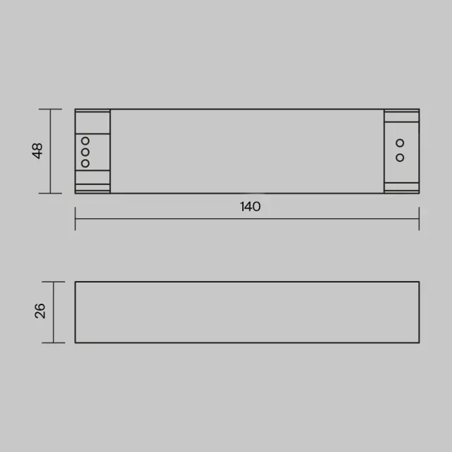 Источник напряжения 48В 100Вт IP20 PSL005, ракурс 5