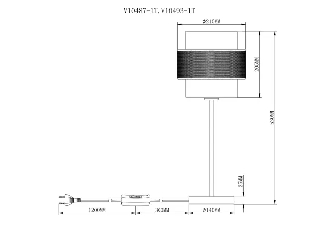 Настольная лампа Moderli V10487-1T GELA — белый, ракурс 6