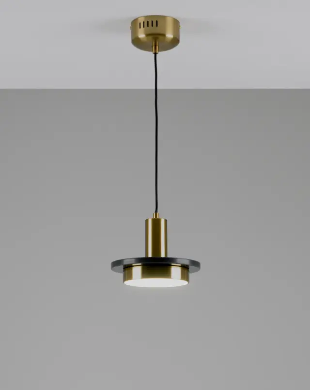 Светильник Moderli V10503-PL SOLUMN — золотой, ракурс 4
