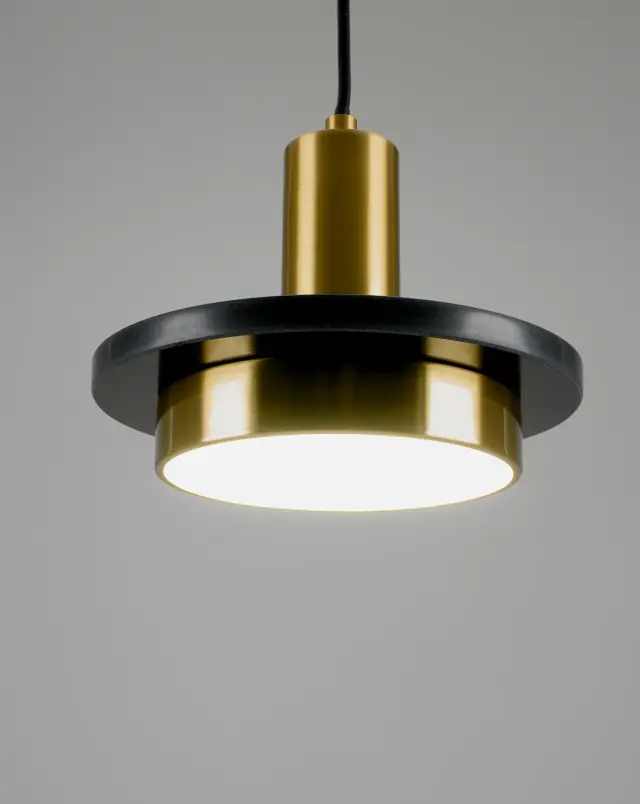 Светильник Moderli V10503-PL SOLUMN — золотой, ракурс 5