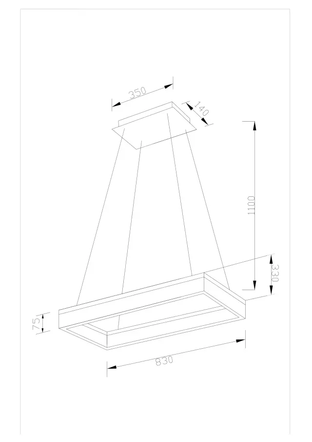 Светильник Moderli V1730-PL EURO — белый, ракурс 7