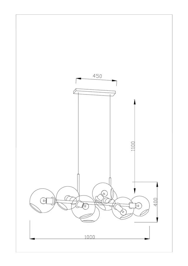 Светильник Moderli V2171-P LONG — черный, ракурс 10