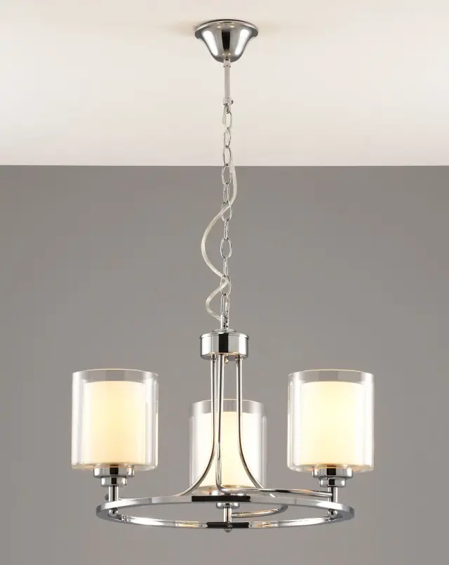 Люстра Moderli V2524-3P MAXIMILIAN — хром, ракурс 2