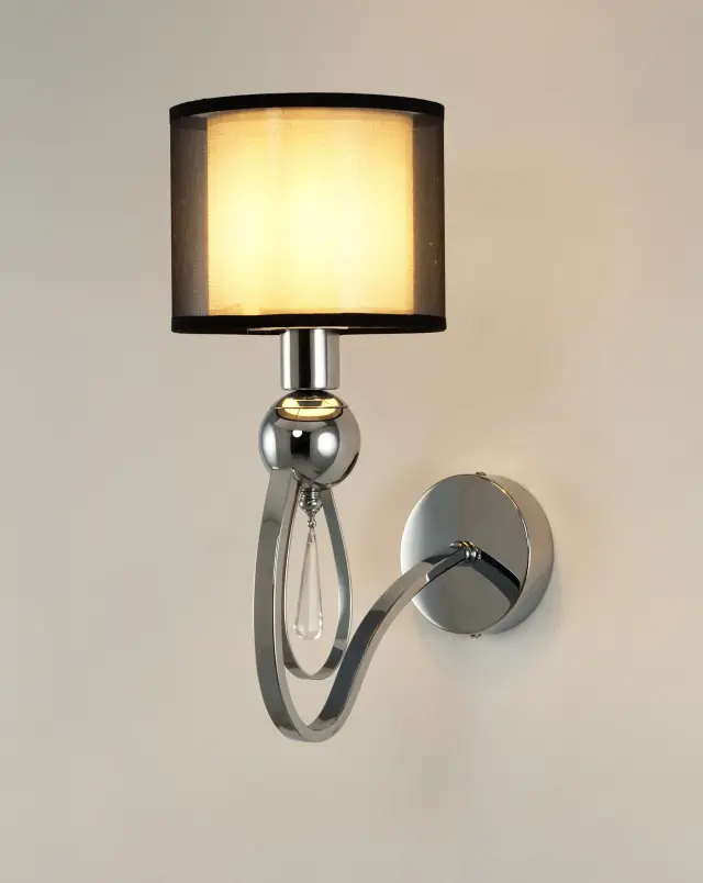 Бра Moderli V2583-1W DARK — хром, ракурс 2