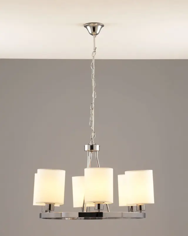 Люстра Moderli V2682-6P VIOLA — хром, ракурс 2