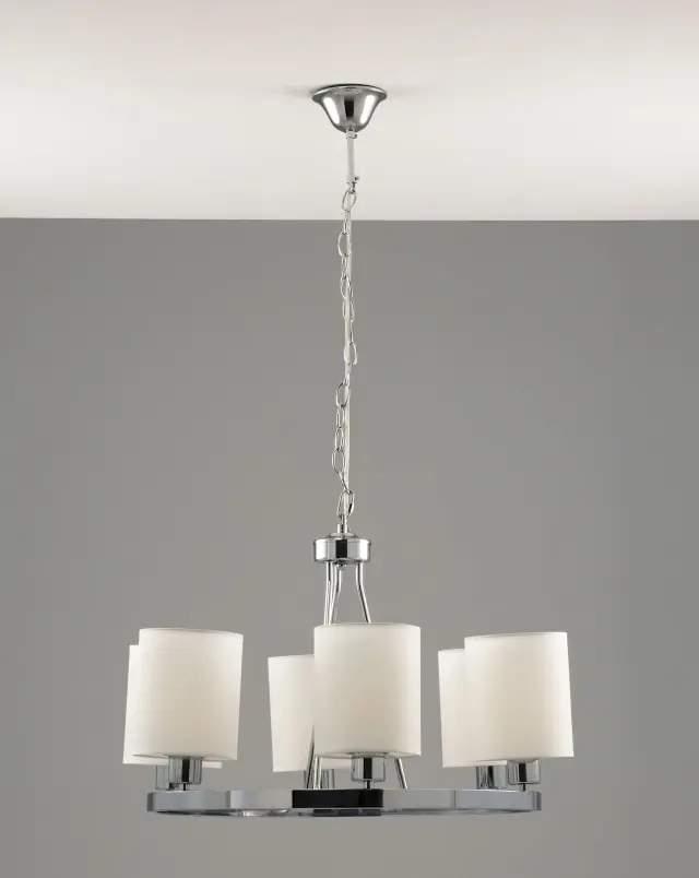 Люстра Moderli V2682-6P VIOLA — хром, ракурс 3