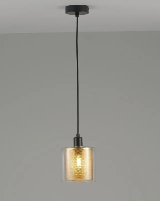 Светильник Moderli V2870-1P SUSPENT — черный, ракурс 2