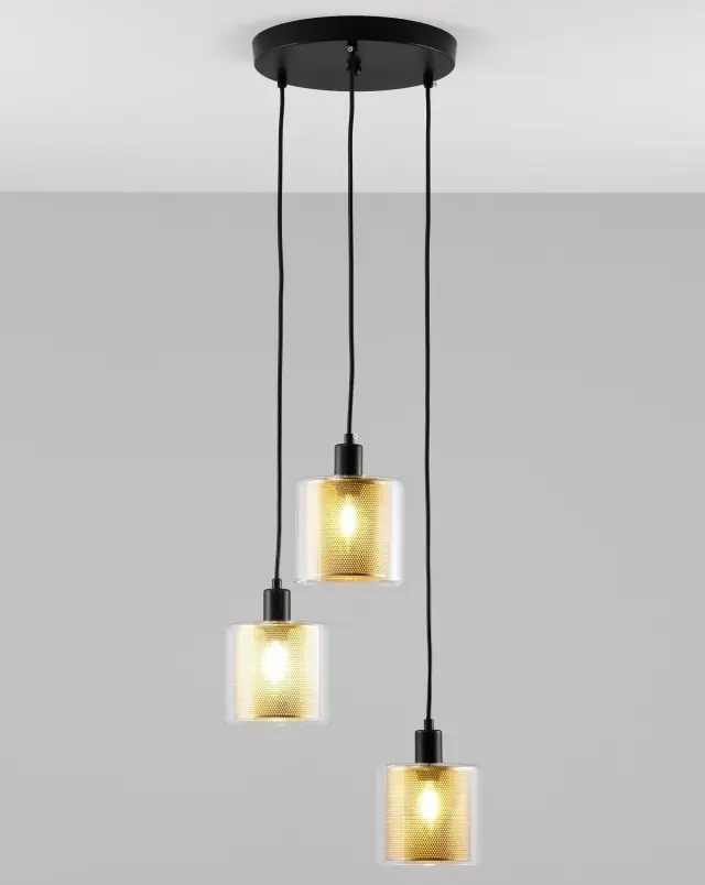 Светильник Moderli V2871-3P SUSPENT — черный, ракурс 2