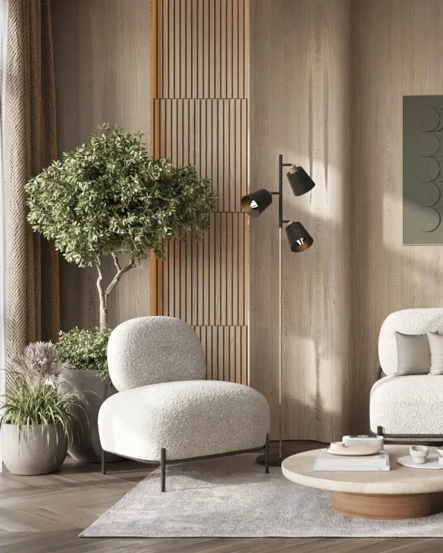 Торшер Moderli V3051-3F FLOOR — черный, ракурс 4