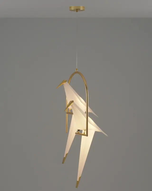 Светильник Moderli V3071-2PL BIRDS — золотой, ракурс 2
