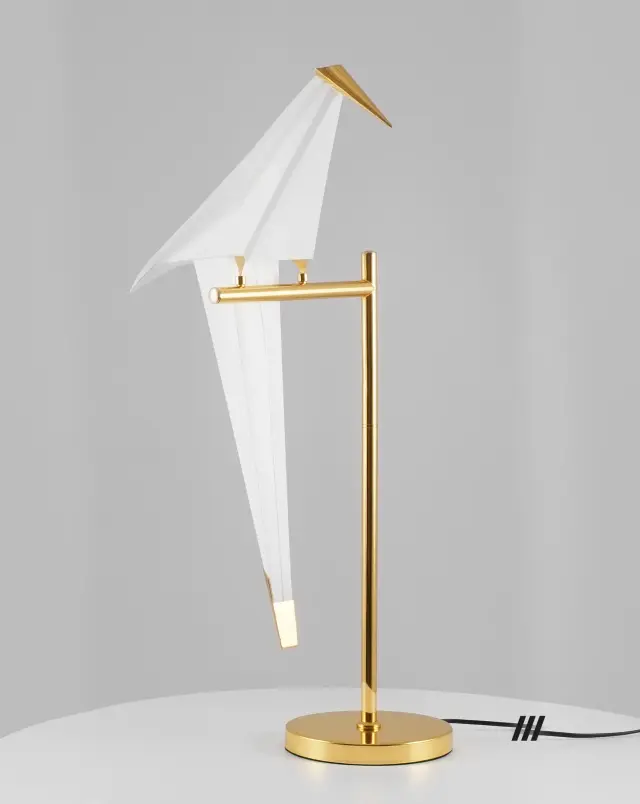 Настольная лампа Moderli V3074-1TL BIRDS — золотой, ракурс 3