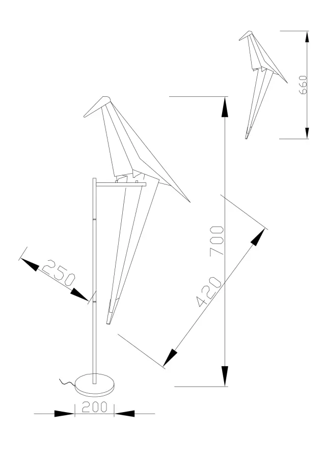 Настольная лампа Moderli V3074-1TL BIRDS — золотой, ракурс 6