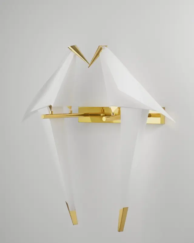 Бра Moderli V3076-2WL BIRDS — золотой, ракурс 3