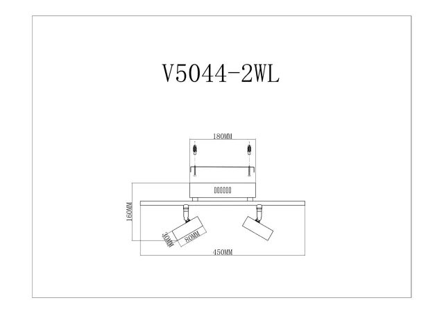 Бра Moderli V5044-2WL RIGHT — золотой, ракурс 3
