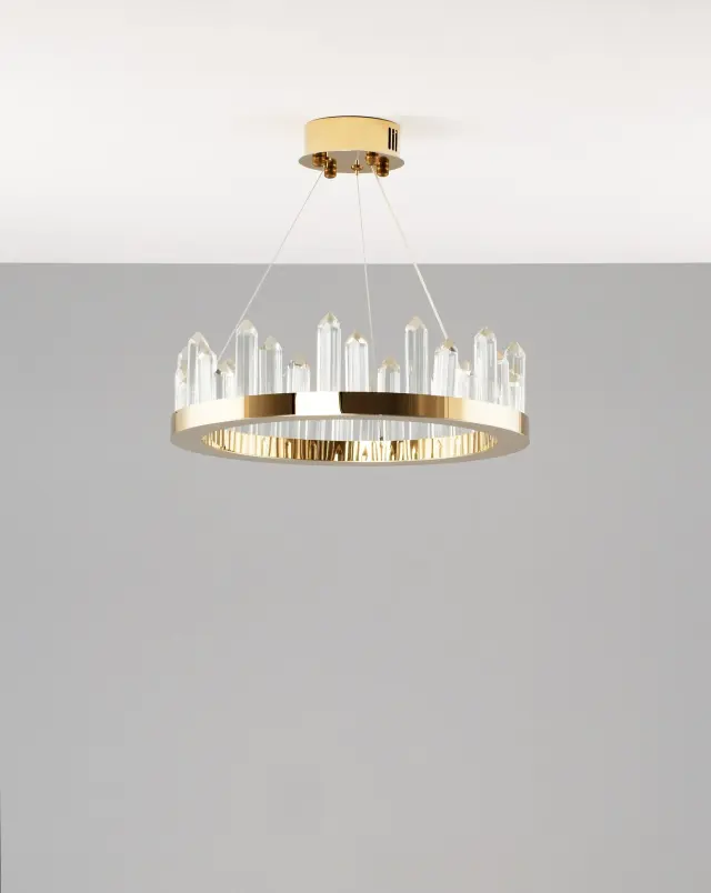 Светильник Moderli V9050-PL INGRID — золотой, ракурс 3