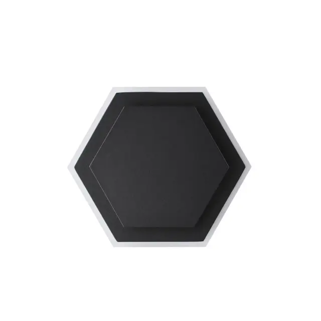 Настенный уличный светильник Novotech SMENA в матовом черном металле строгой геометрической формы, ракурс 3