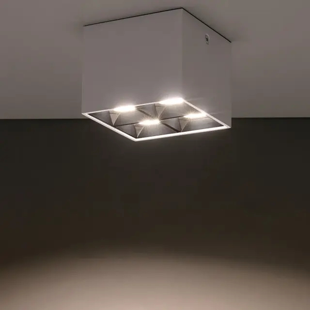 Точечный светильник Nowodvorski 10051 MIDI LED — белый, ракурс 3