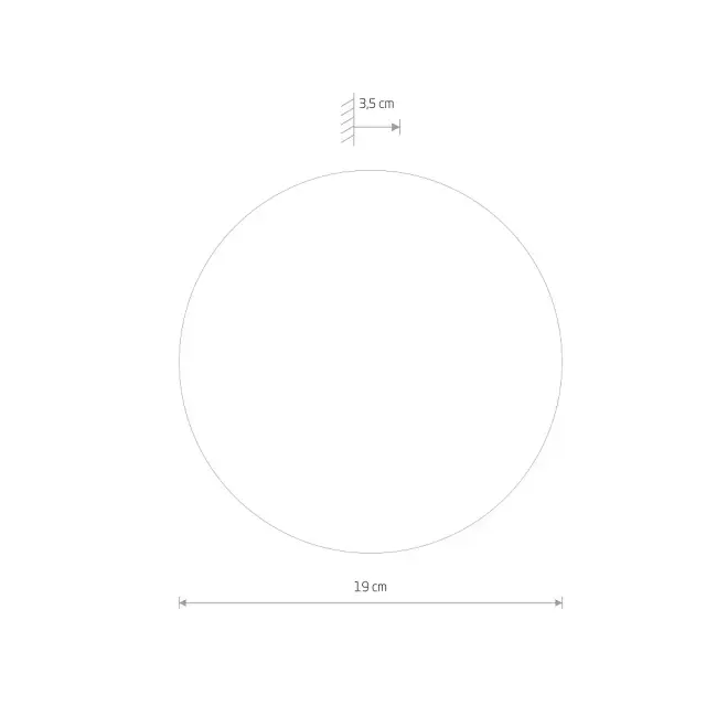 Бра Nowodvorski 10276 RING LED S — хром, ракурс 3