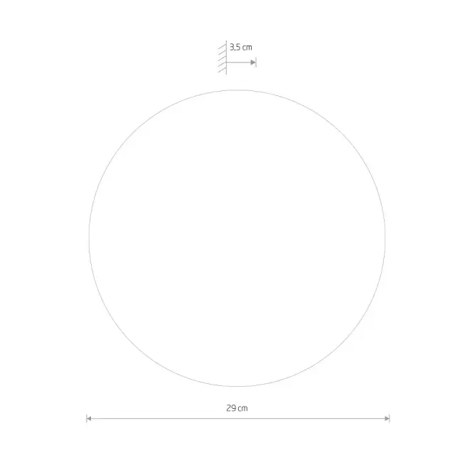 Бра Nowodvorski 10277 RING LED M — хром, ракурс 3