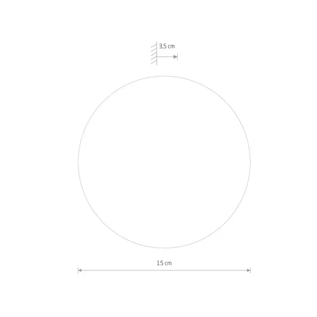 Бра Nowodvorski 10280 RING LED S — бежевый, ракурс 3