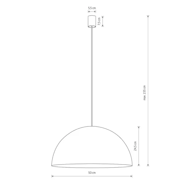 Светильник Nowodvorski 10297 HEMISPHERE SUPER L — медь, ракурс 4