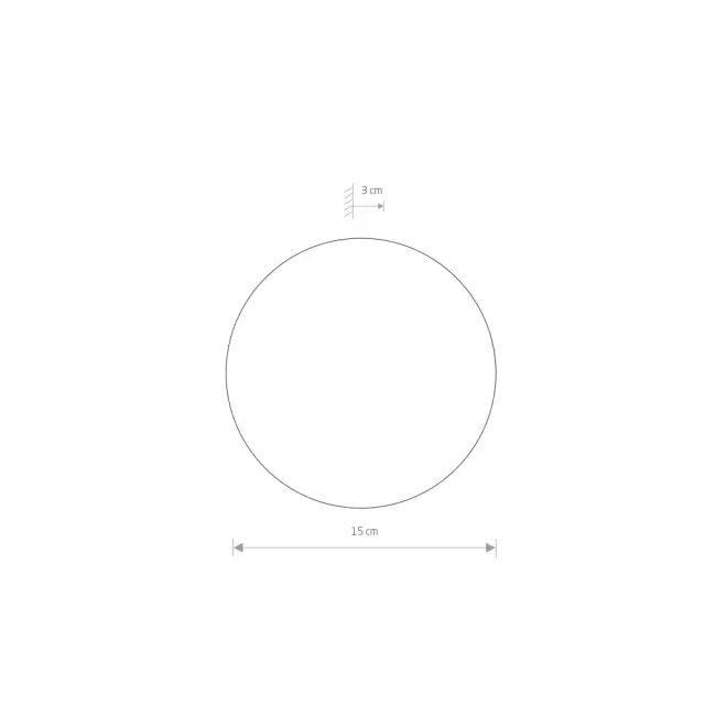 Бра Nowodvorski 10315 RING LED S — коричневый, ракурс 2