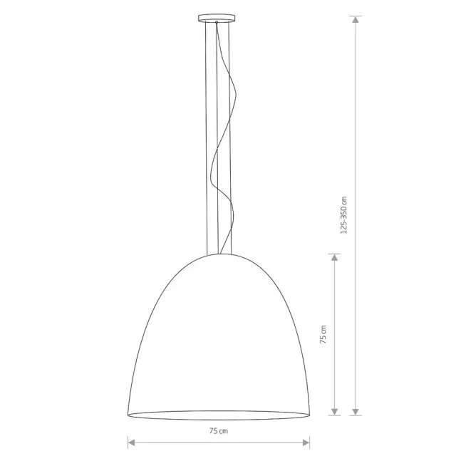 Светильник Nowodvorski 10325 EGG XL — белый, ракурс 2