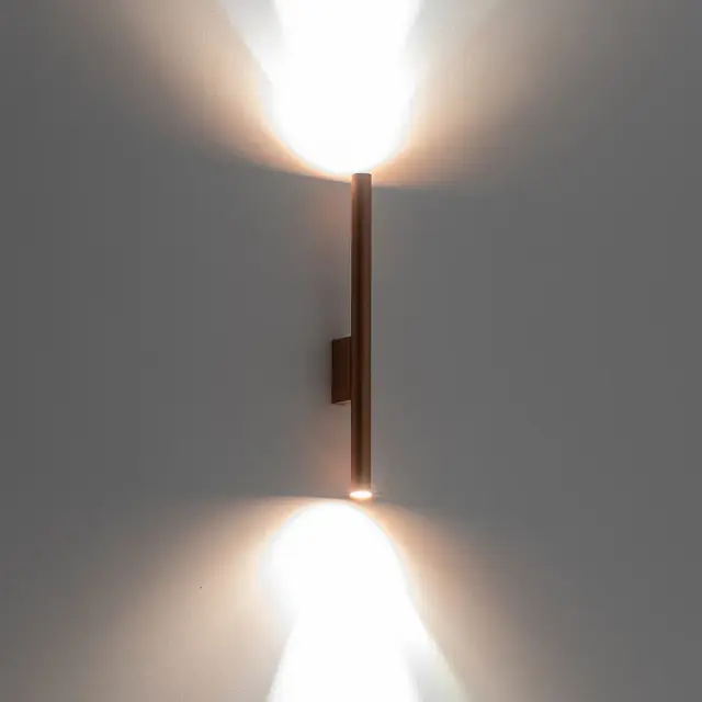 Бра Nowodvorski 10564 LASER WALL — медь, ракурс 2