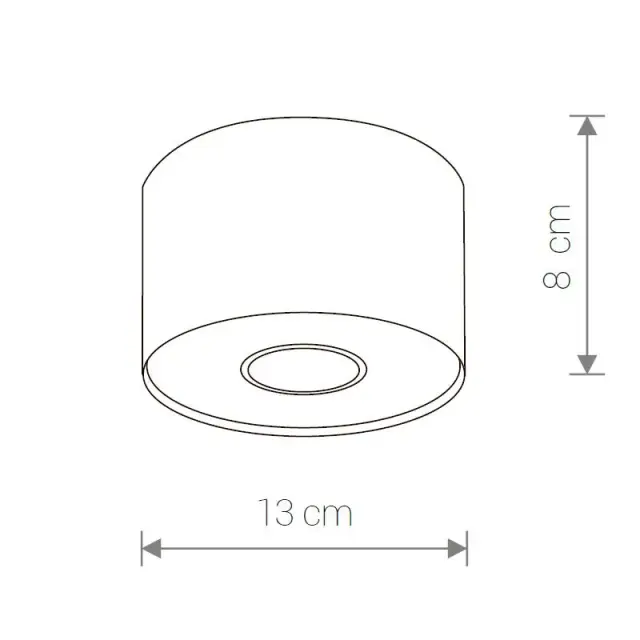 Точечный светильник Nowodvorski 6003 POINT — серебряный, ракурс 2
