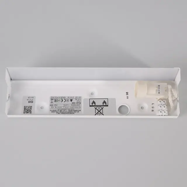 Бра Nowodvorski 6345 STRAIGHT WALL XS — белый, ракурс 3
