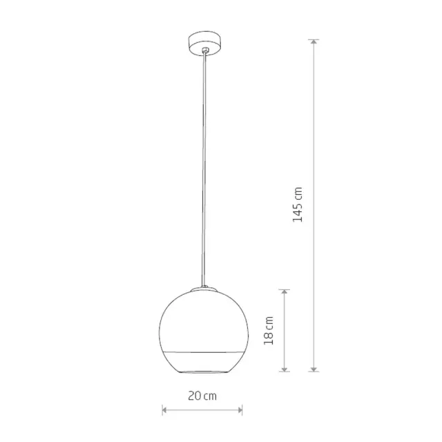 Светильник Nowodvorski 7605 GLOBE PLUS S — черный, ракурс 2