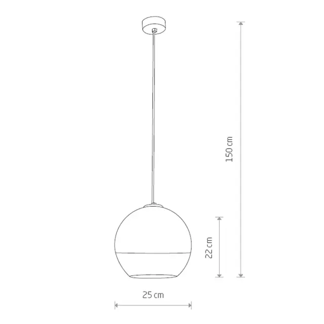Светильник Nowodvorski 7606 GLOBE PLUS M — черный, ракурс 2